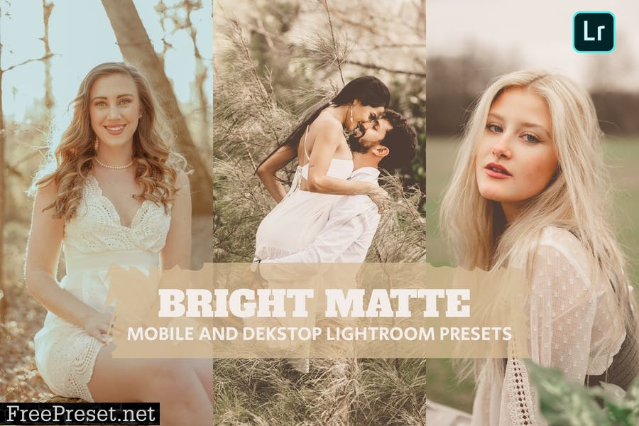 Bright Matte Lightroom Presets Dekstop and Mobile