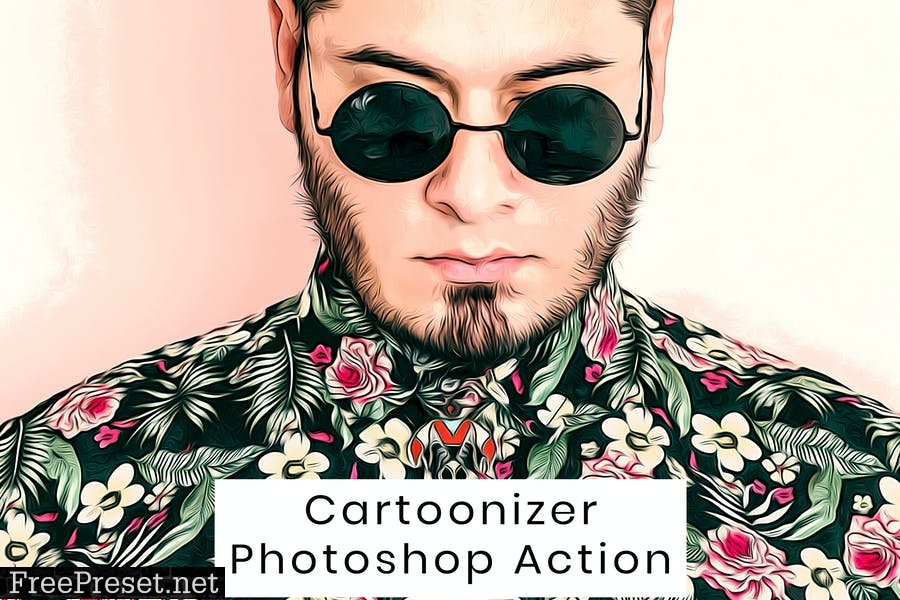 Cartoonizer Photoshop Action