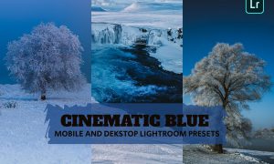 Cinematic Blue Lightroom Presets Dekstop Mobile