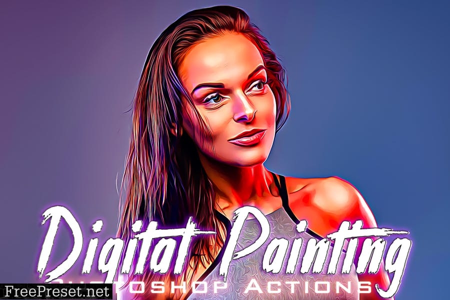 Digital Painting Photoshop Actions