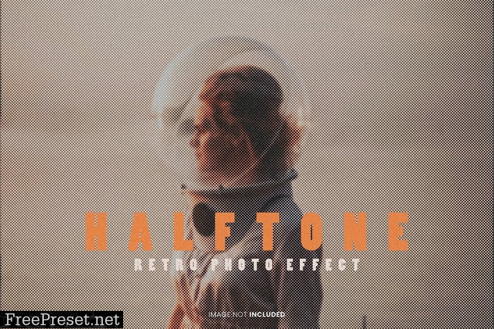 Halftone Retro Photo Effect