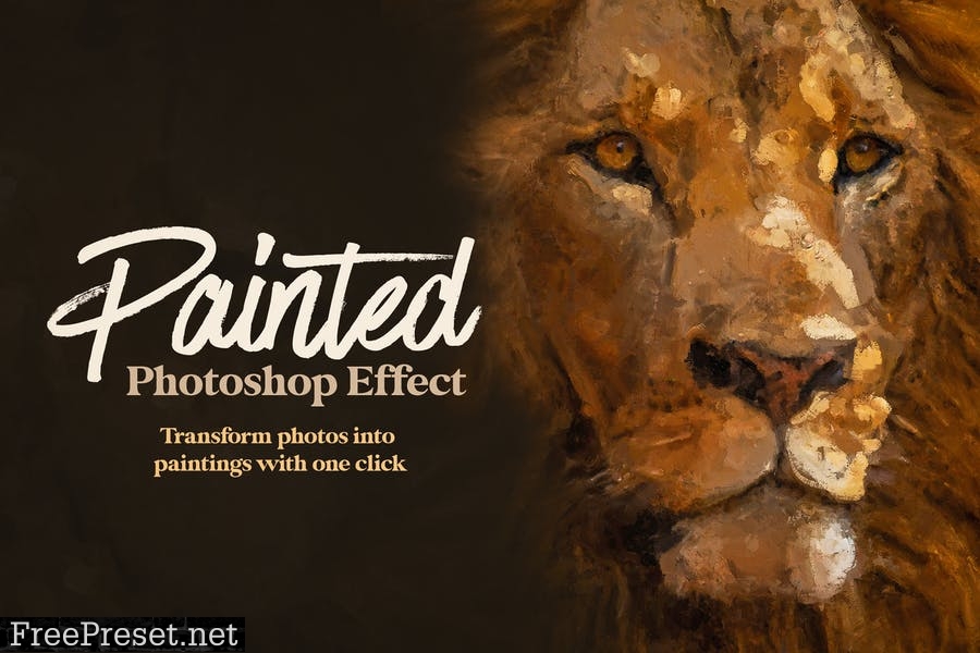 Painted Photo Effect for Photoshop