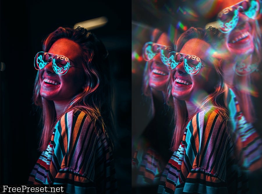 Prism Lens Photo Effect for Photoshop