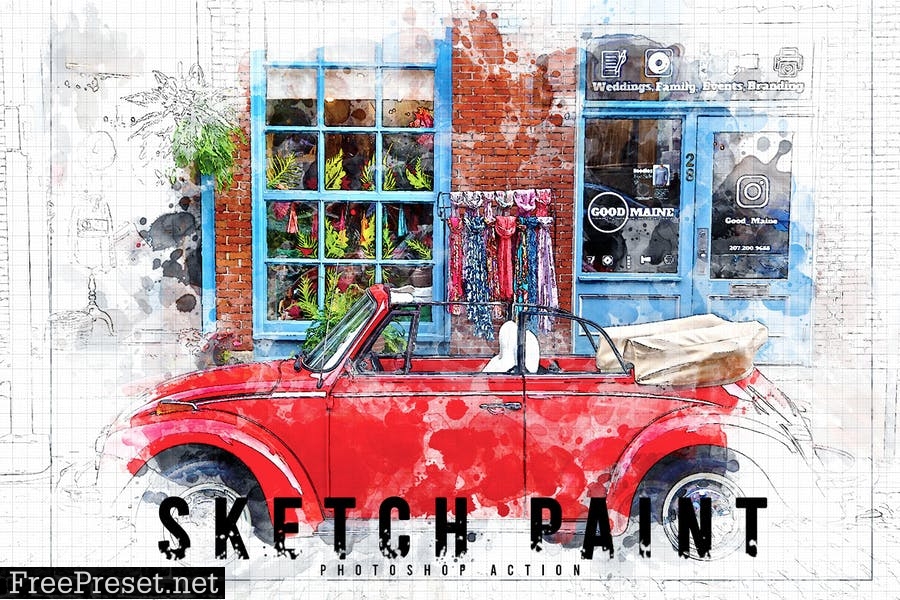 Sketch Paint Photoshop Action