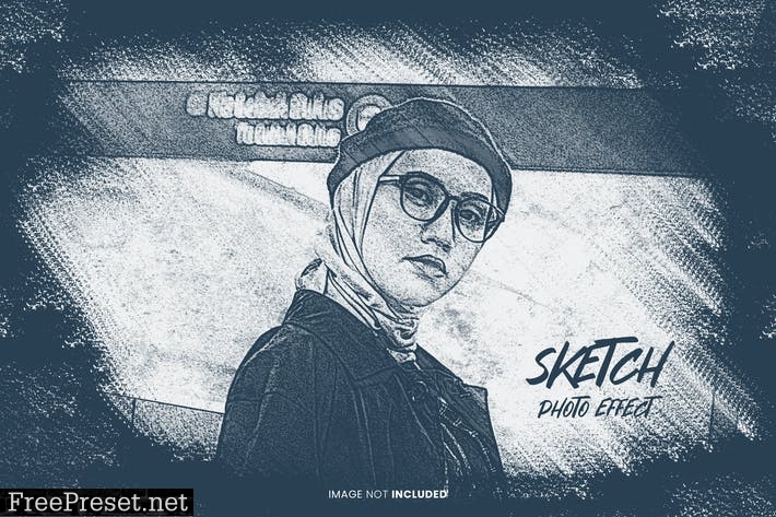 Sketch photo effect for photoshop