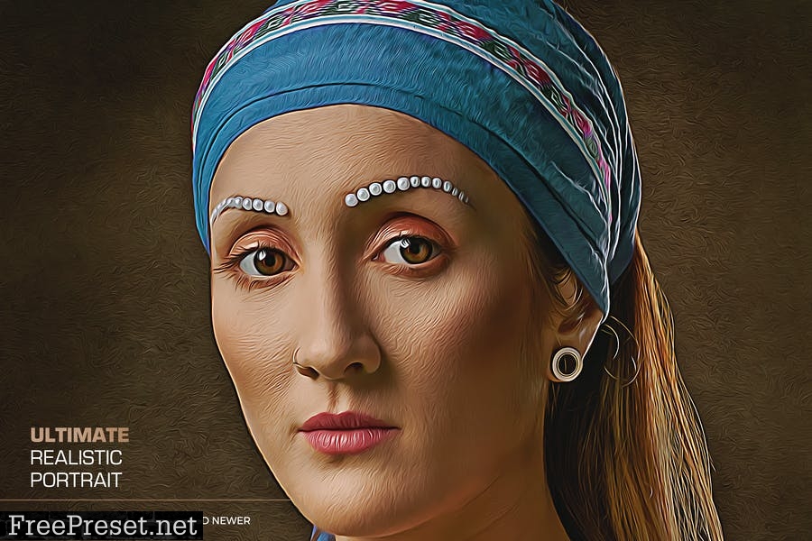 Ultimate Realistic Painting Photoshop Action