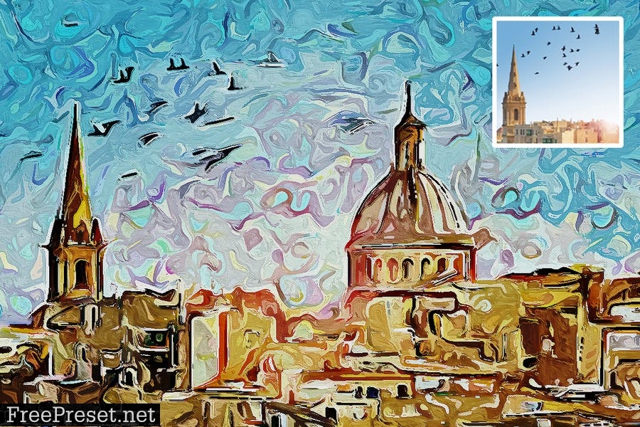 VAN - Impressionist Painting Action For Photoshop