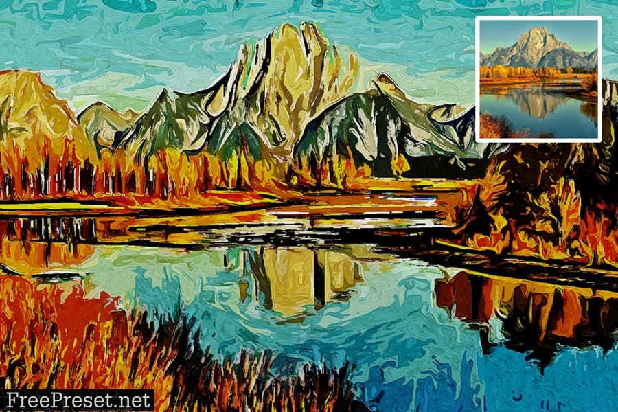 VAN - Impressionist Painting Action For Photoshop