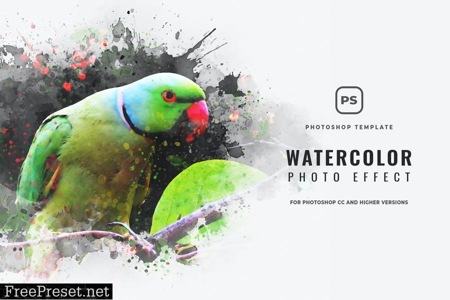 Watercolor Effect Photoshop VFQBZZ3