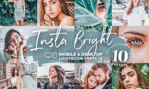 10 Insta Bright Lightroom Mobile Desktop Presets