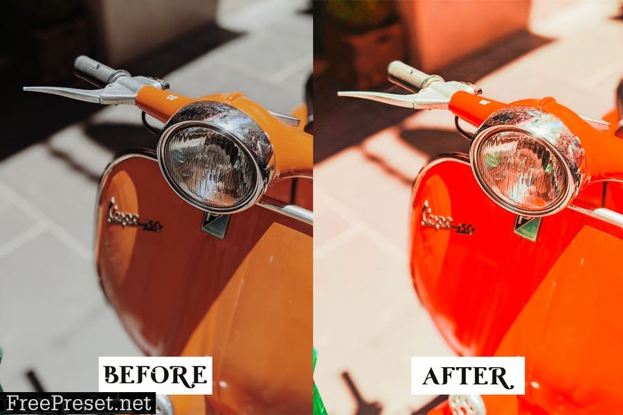 15 Orange Tones Lightroom Presets