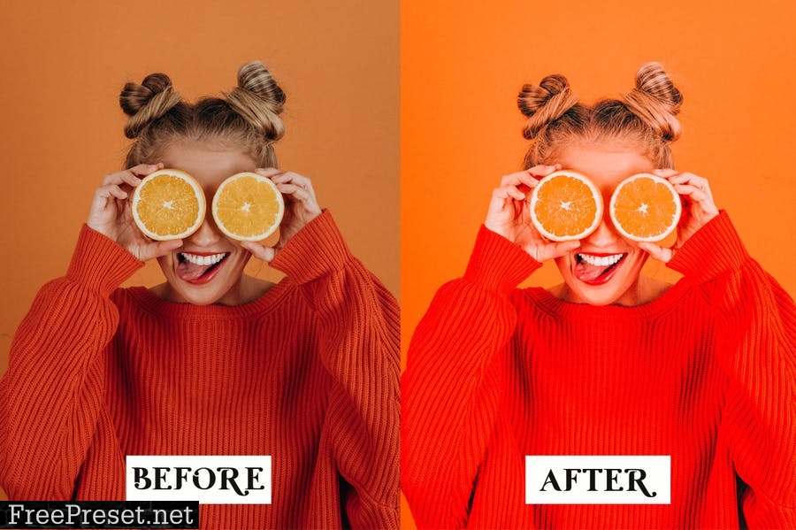 15 Orange Tones Lightroom Presets