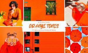 15 Orange Tones Lightroom Presets