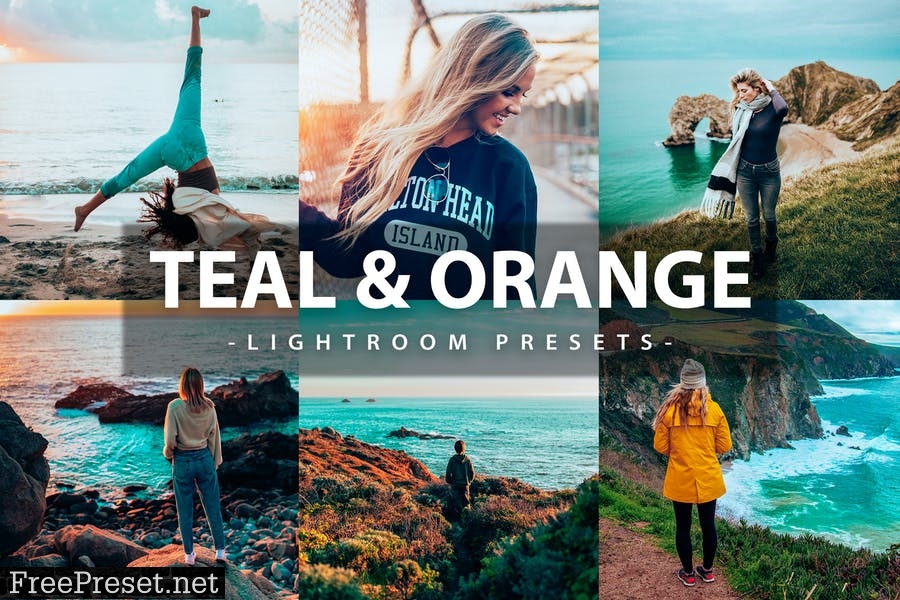 6 Teal & Orange Lightroom Presets