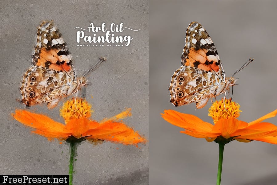 Art Oil Painting Photoshop Action