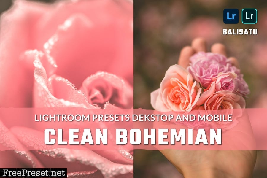 Clean Bohemian Lightroom Presets