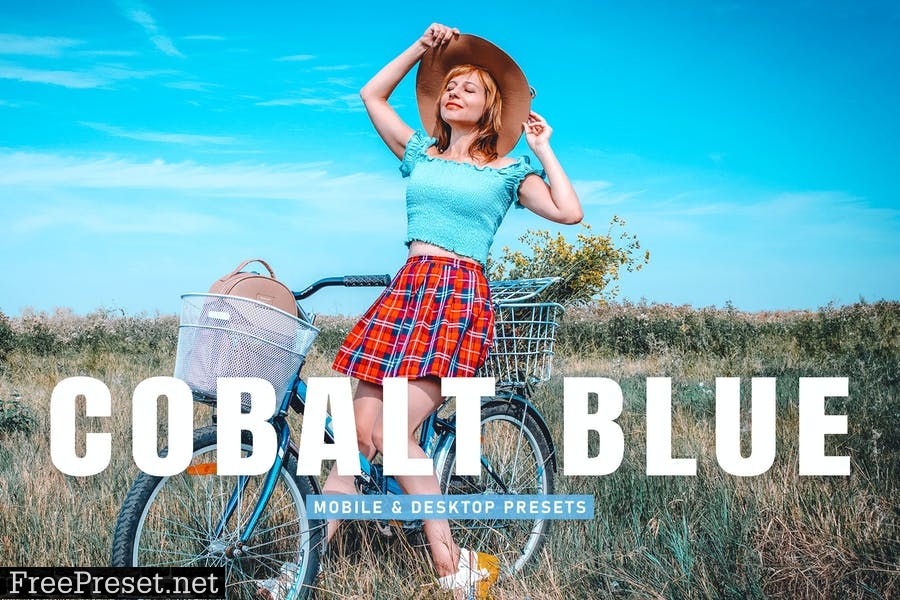 Cobalt Blue Mobile & Desktop Lightroom Presets