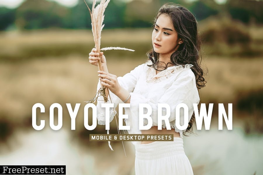 Coyote Brown Mobile & Desktop Lightroom Presets