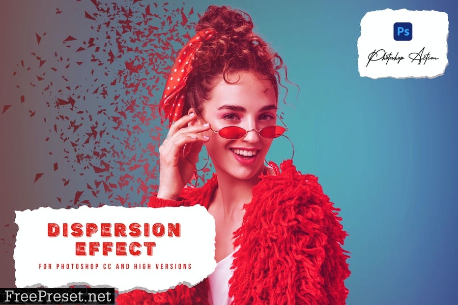 Dispersion Effect Photoshop Action