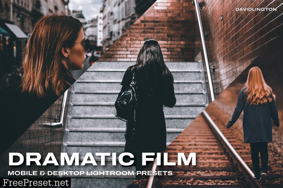 Dramatic Film Lightroom Presets & LUTs