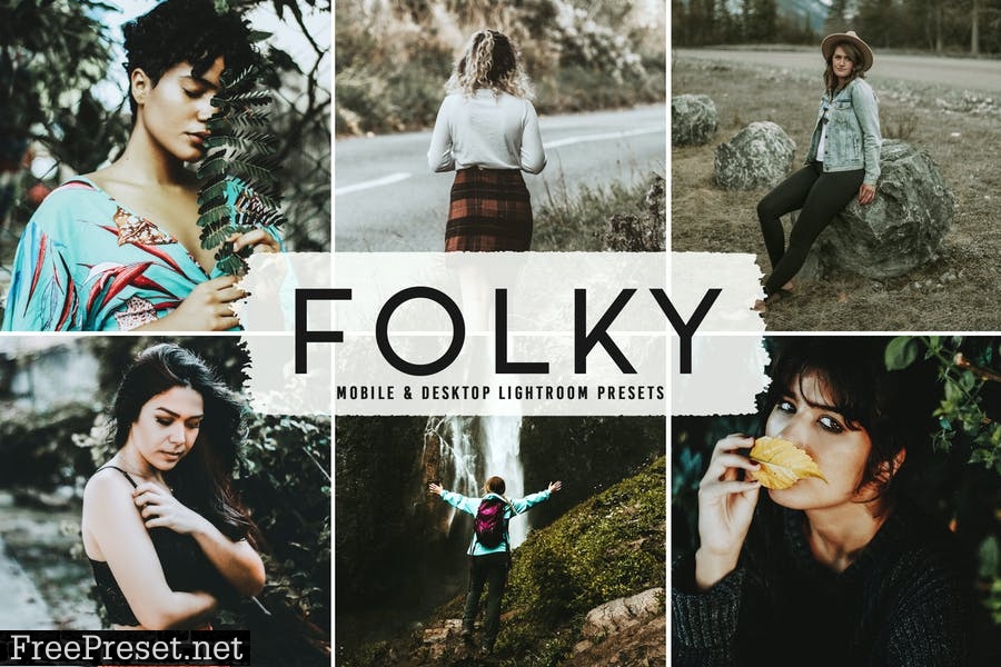 Folky Mobile & Desktop Lightroom Presets