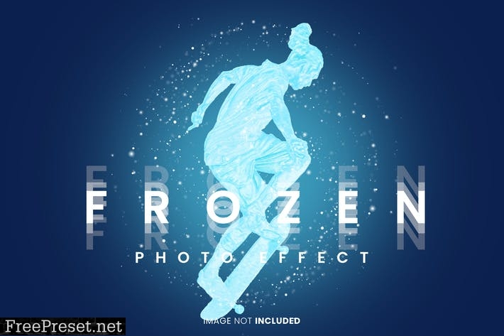 Frozen photo effect for photoshop