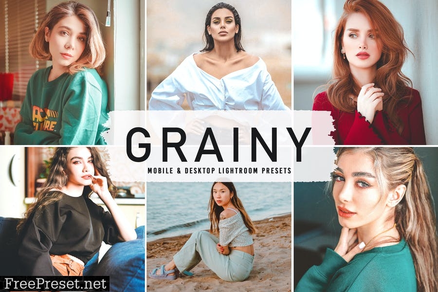 Grainy Mobile & Desktop Lightroom Presets