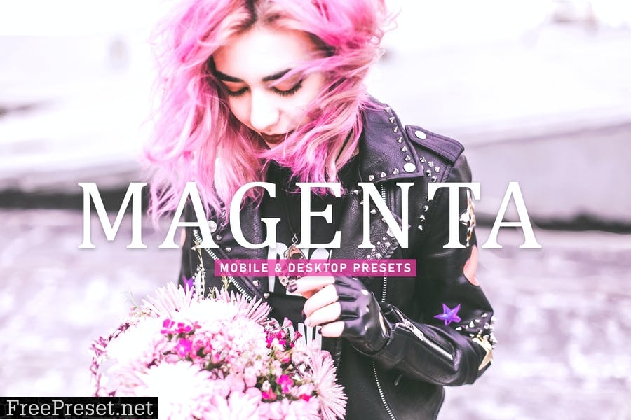 Magenta Mobile & Desktop Lightroom Presets