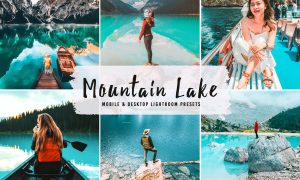 Mountain Lake Mobile & Desktop Lightroom Presets