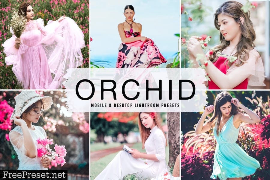 Orchid Mobile & Desktop Lightroom Presets