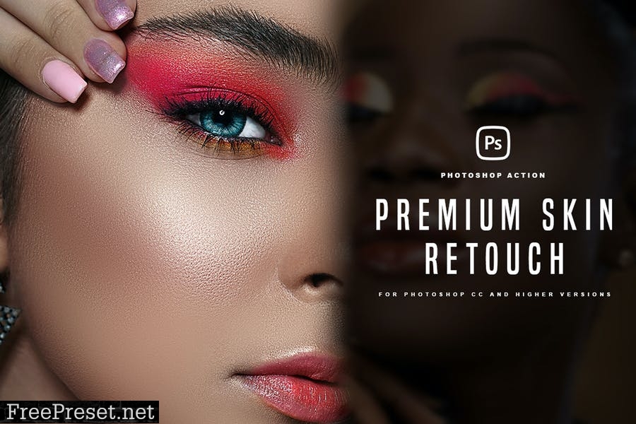 Premium Skin Retouch Fx Photoshop Action
