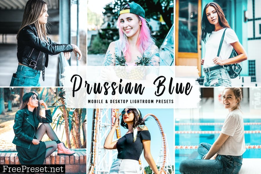 Prussian Blue Mobile & Desktop Lightroom Presets