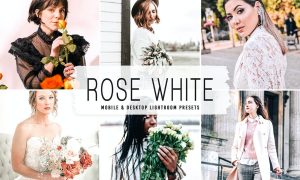 Rose White Mobile & Desktop Lightroom Presets