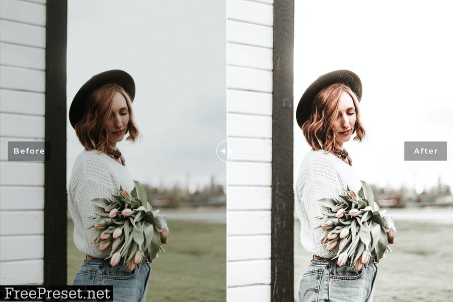 Rose White Mobile & Desktop Lightroom Presets