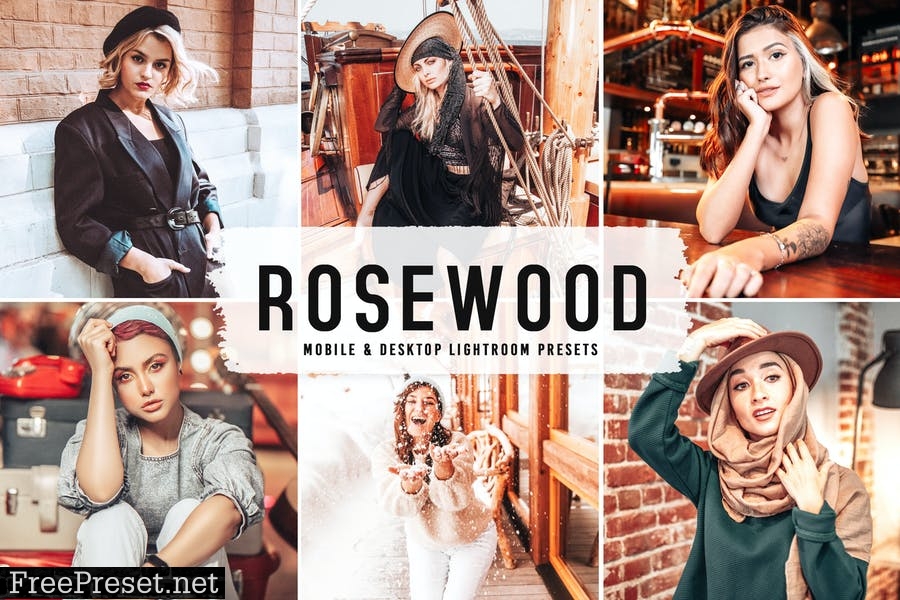 Rosewood Mobile & Desktop Lightroom Presets