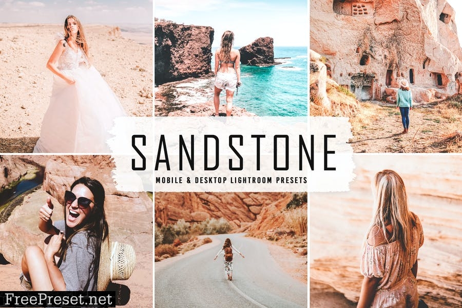 Sandstone Mobile & Desktop Lightroom Presets
