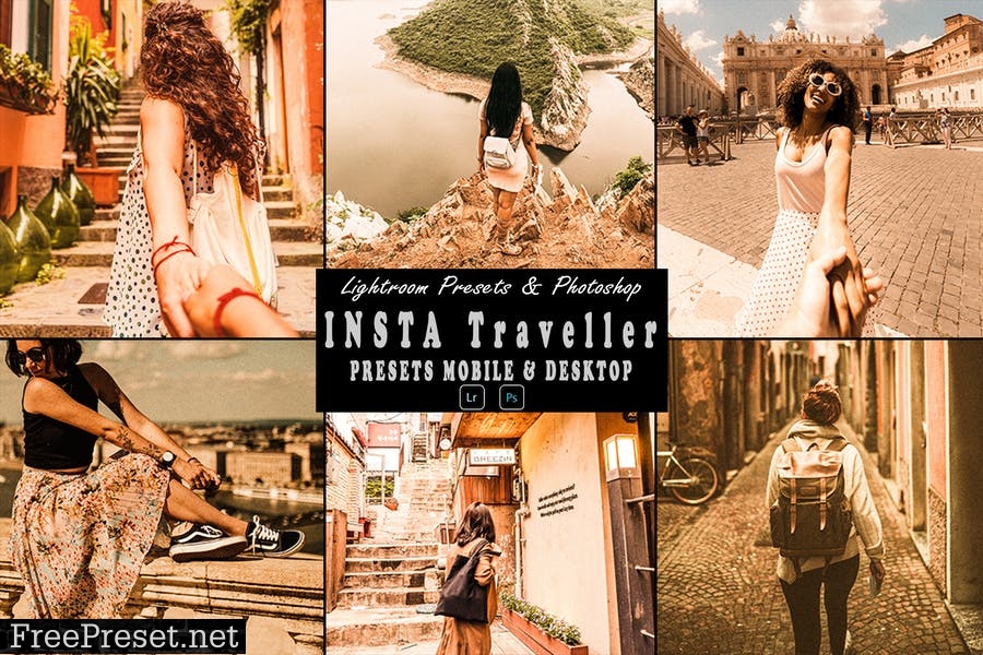 Traveller Tone Photoshop Action & Lightrom Presets