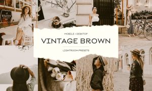 Vintage Brown Lightroom Presets 6762408