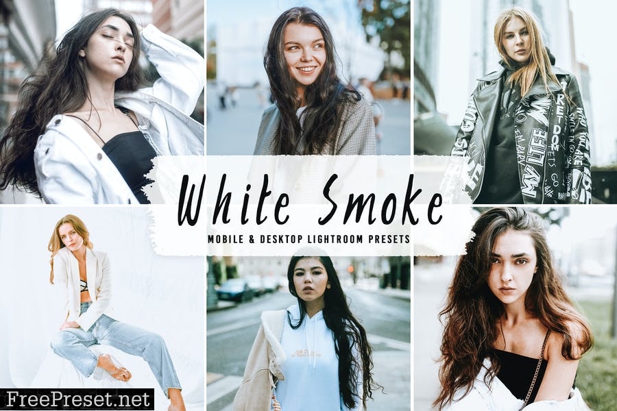 White Smoke Mobile & Desktop Lightroom Presets