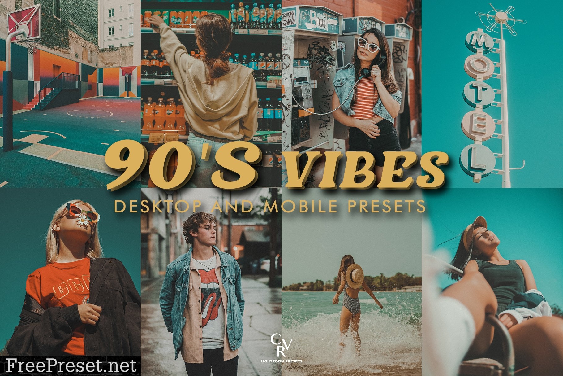 10 Retro 90's Lightroom Presets 7217911