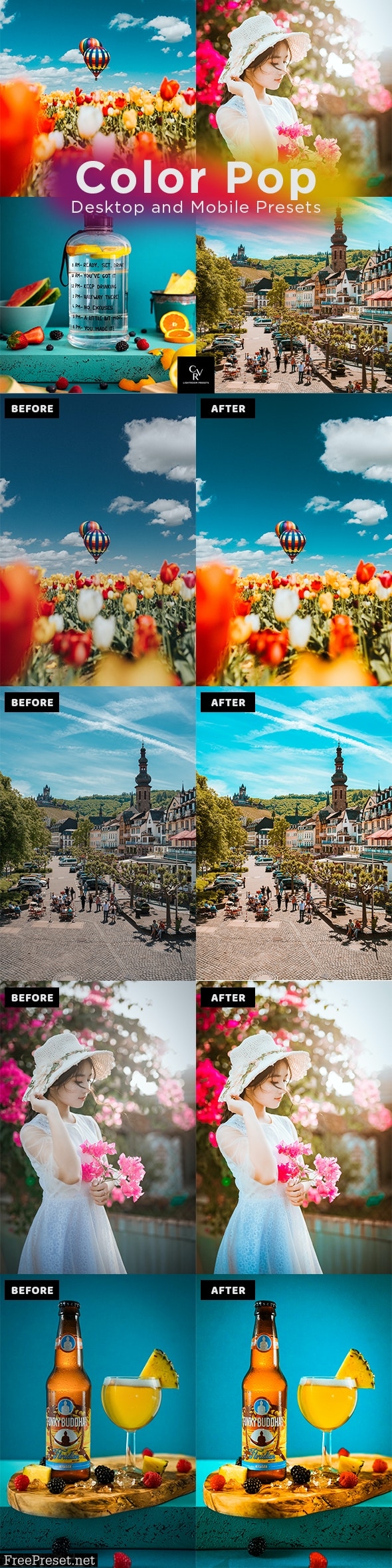 6 Colorful Lightroom Presets 33309431