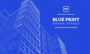 Blueprint Effect Photoshop 6QML3XR