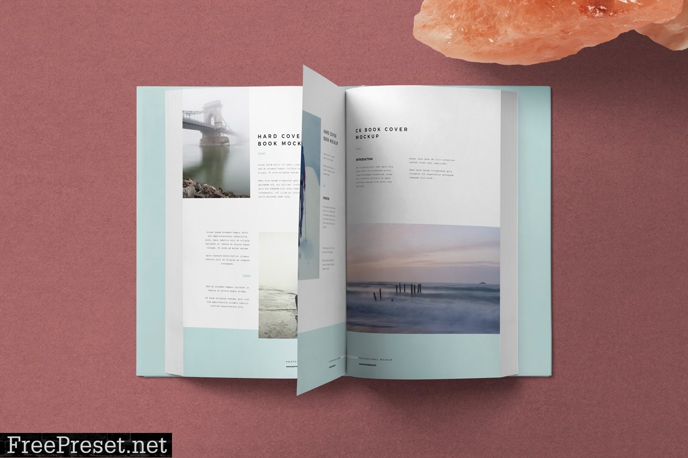 C6 Hardcover Book Mockups 7265283