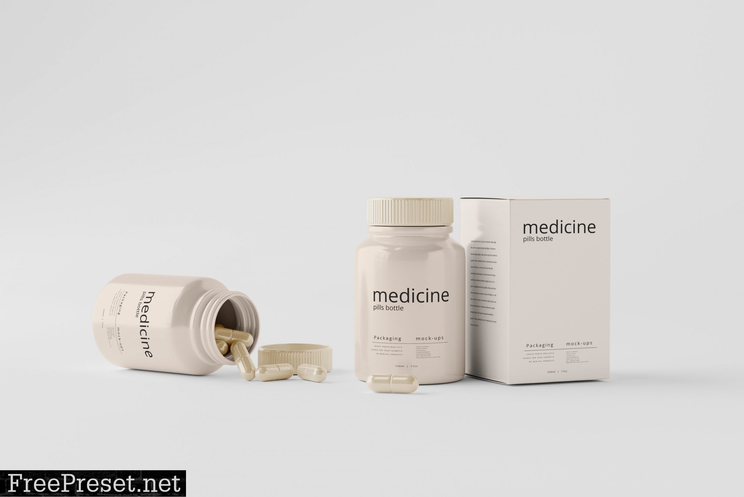 Capsules Bottle Mockups 7320153