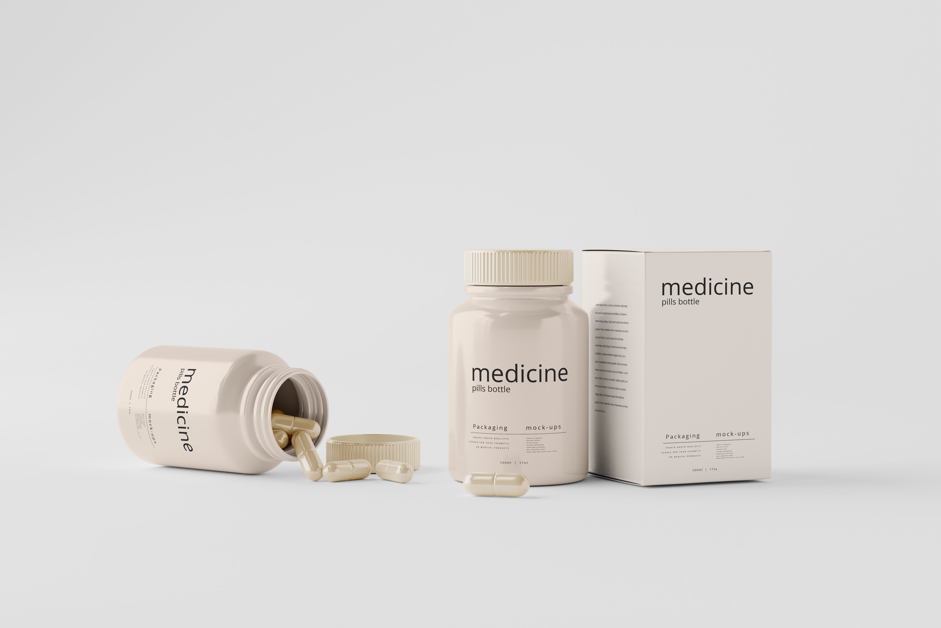 Capsules Bottle Mockups 7320153