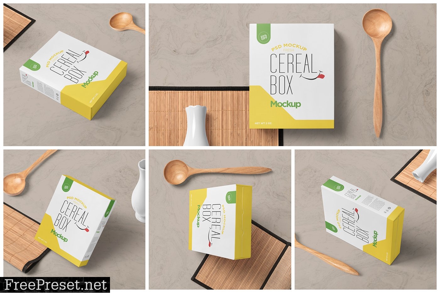 Cereal Box Mockups 7284269