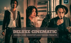 Deluxe Cinematic Lightroom Presets Dekstop Mobile Q8JLANA