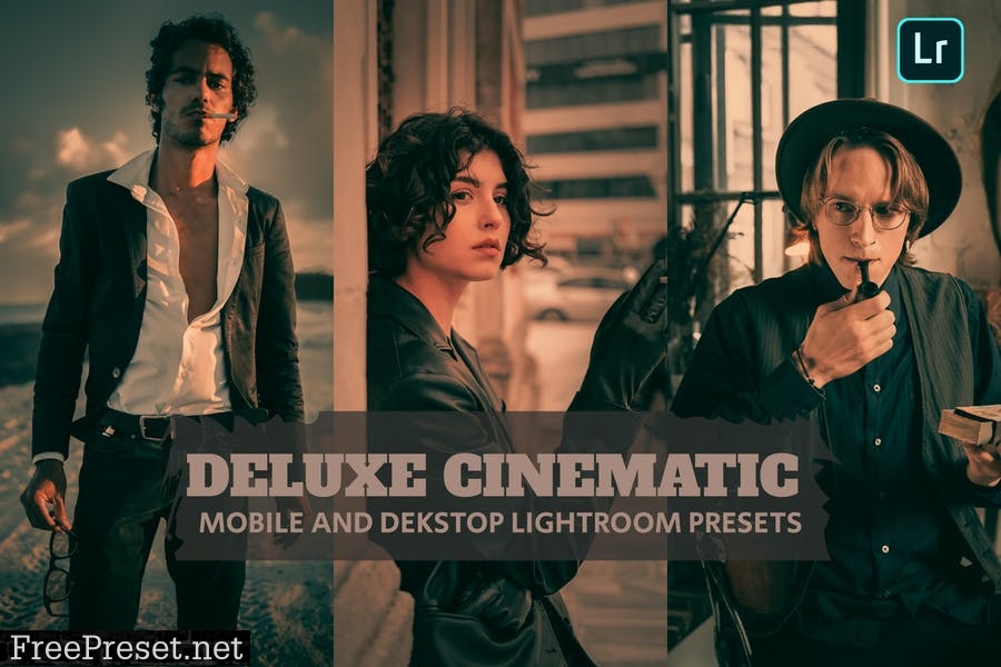 Deluxe Cinematic Lightroom Presets Dekstop Mobile Q8JLANA