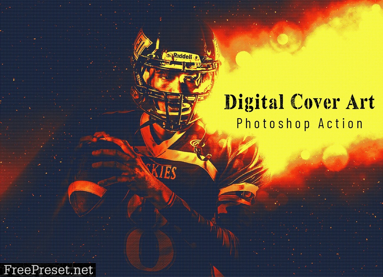 Digital Cover Art Photoshop Action 7023776