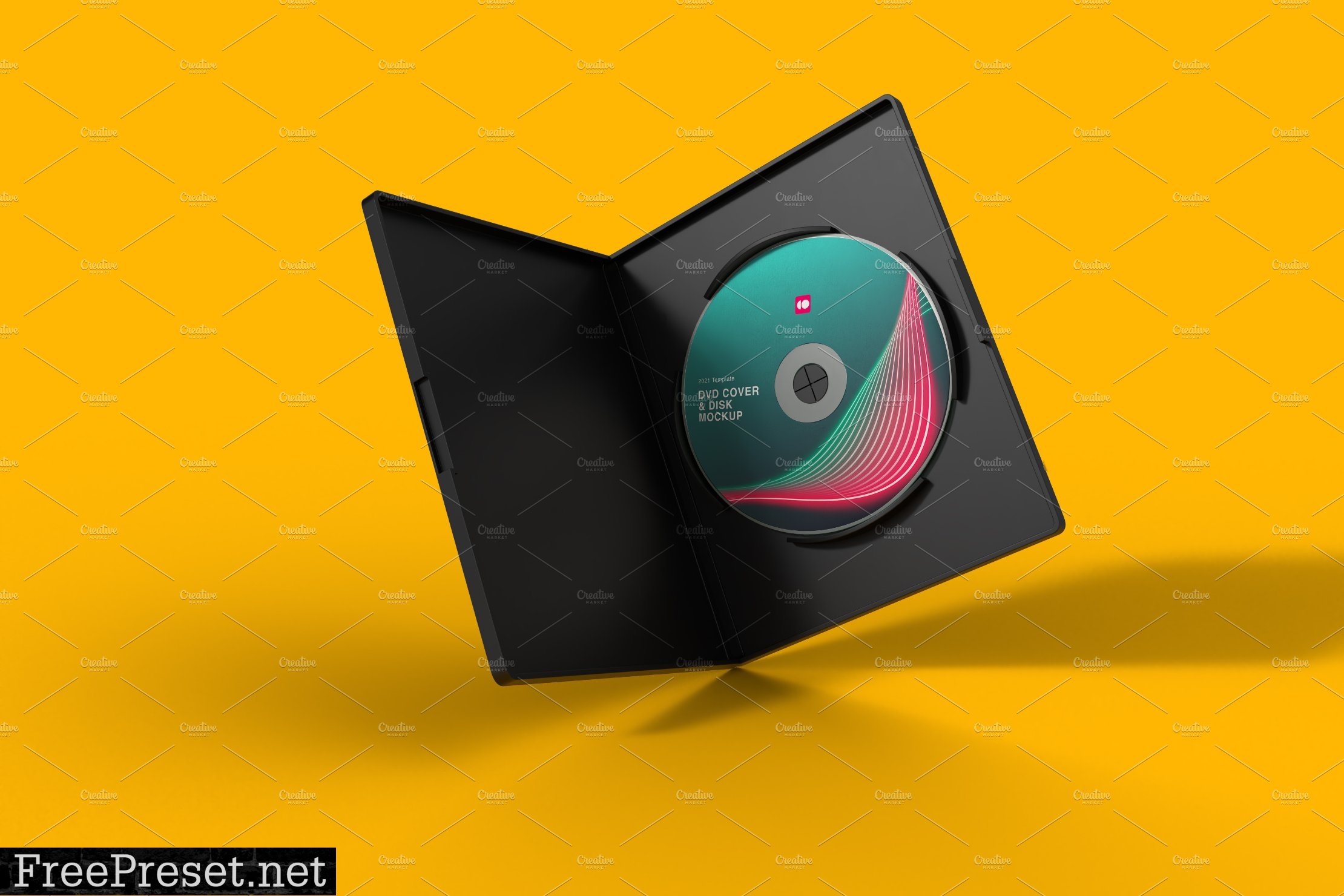 DVD Case & Disk Mockup 7305232